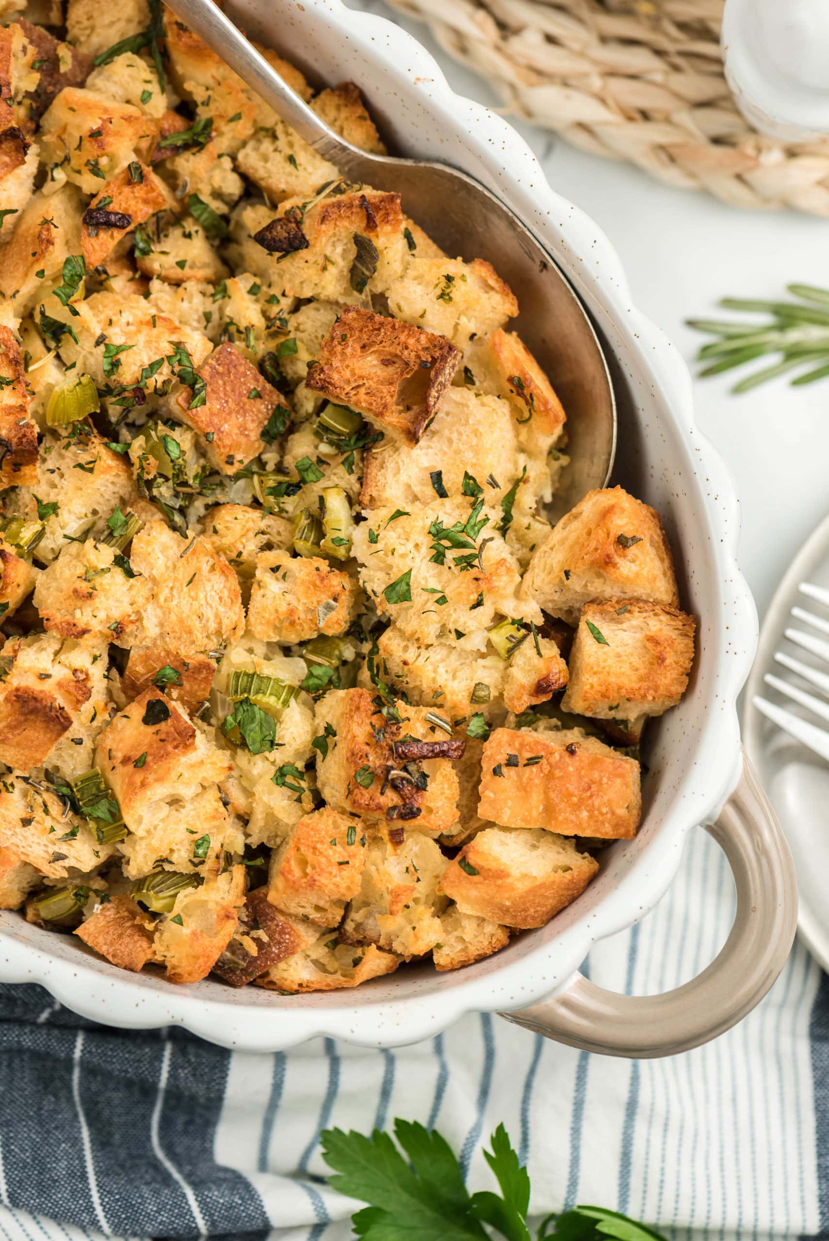 Sourdough Bread Stuffing - Mommy Hates Cooking